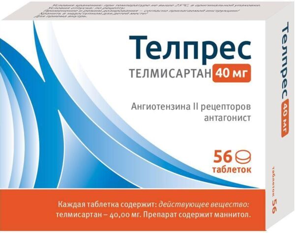 Телпрес 40мг таб. №56 (Laboratorios liconsa s.a.)