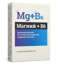 Магний+b6 таб. №30 (АЛИНА ФАРМА)