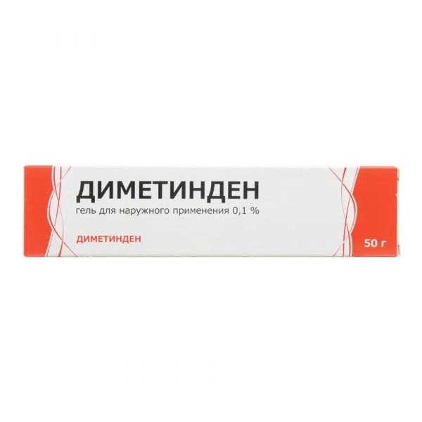 Диметинден 0,1% 50мл гель д/пр.наружн. (Тульская фармацевтическая фабрика ооо)