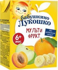 Бабушкино лукошко сок 200мл мультифрукт восстан. тетрапак (ФАУСТОВО)