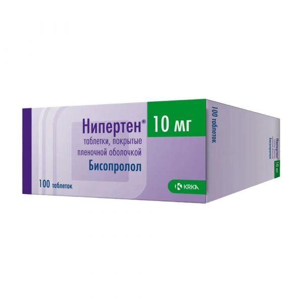 Нипертен 10мг таб.п/об.пл. №100 (Крка-рус ооо)