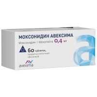 Моксонидин 0,4мг таб.п/об.пл. №60 (ИРБИТСКИЙ ХФЗ)
