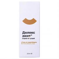Делекс акне гель от угрей форте 20мл (ХЕЛСИКО ООО/ ХЕЛСИ-ГЕЛЬ ООО)