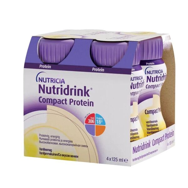 Нутридринк компакт протеин 125мл смесь д/энт.пит. №4 уп.  ваниль (Nutricia b.v.)