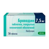 Бравадин 7,5мг таб.п/об.пл. №56 (КРКА)