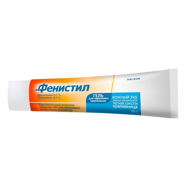 Фенистил 0.1% 30г гель д/пр.наружн. №1 туба (Gsk consumer health s.a.)