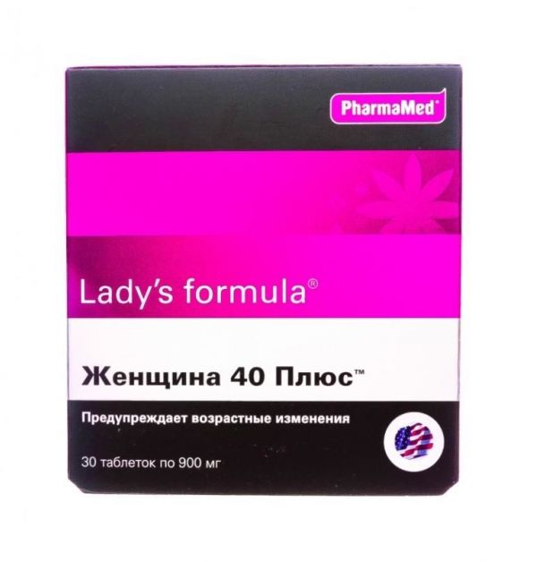 Lady's formula (Ледис формула) женщина 40 плюс таб. №30 (Pharma-med inc.)