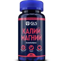 Gls калий магний 430мг капс. №90 pharm (ДЖИ ЭЛ ЭС ФАРМАСЬЮТИКАЛС)