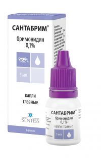 Сантабрим 0,1% 5мл капли глазн. (SENTISS PHARMA PVT. LTD.)