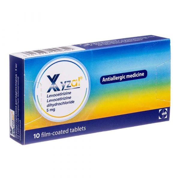 Ксизал 5мг таб.п/об.пл. №10 (Ucb farchim s.a.)