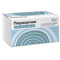 Пирацетам 400мг таб.п/об. №60 (ОБНОВЛЕНИЕ)