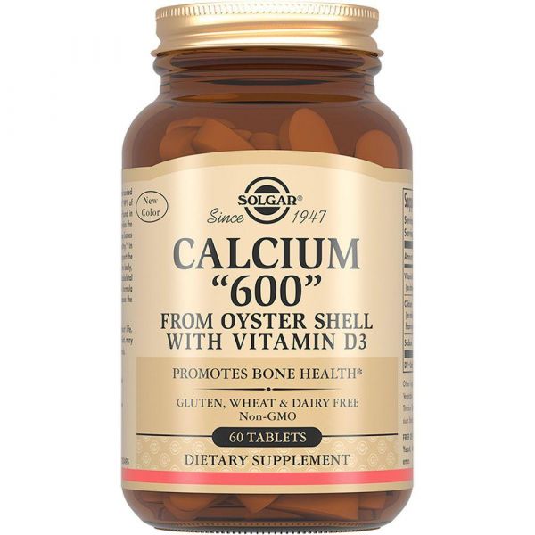 Solgar (Солгар) кальций из раковин устриц 600мг таб. №60 (Solgar vitamin and herb)