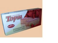 Торт на фруктозе 220г клубника сливки (ВЕРЕСК ООО)