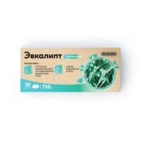Эвкалипт премиум bioforte 750мг таб.д/рассас. №30 (БАРНАУЛЬСКИЙ ЗАВОД МЕДИЦИНСКИХ ПРЕПАРАТОВ ООО)