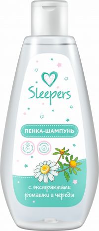 Sleepers (слиперс) пенка-шампунь с экстрактом ромашки и череды 200мл (АВАНТА ОАО)
