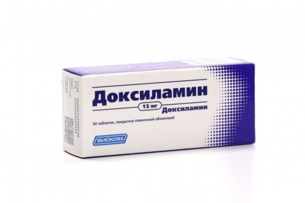 Доксиламин 15мг таб.п/об.пл. №30 (Биоком зао)