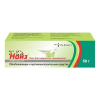 Найз 1% 50г гель д/пр.наружн. №1 туба (ДР.РЕДДИС)