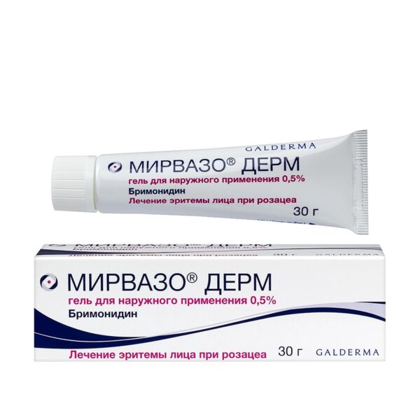 Мирвазо дерм 0,5% 30г гель д/пр.наружн. №1 туба (Galderma laboratoires)