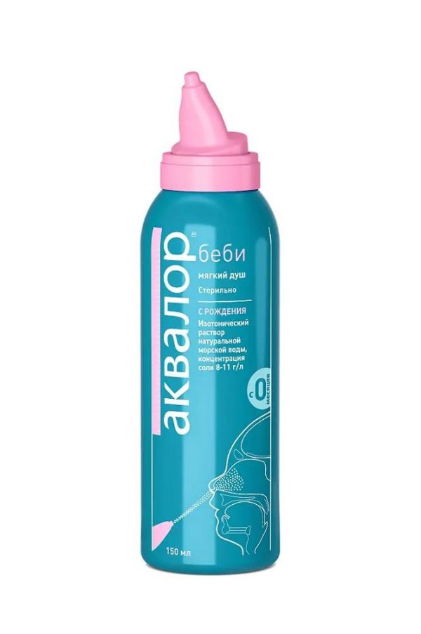 Аквалор беби 150мл спрей №1 бал.аэр.  насадка pacifica (Нижфарм ао)