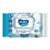 Aura (Аура) бумага туалетная влажная №80 (КОТТОН КЛАБ)
