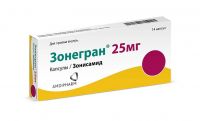 Зонегран 25мг капс. №14 (АМДИФАРМ)