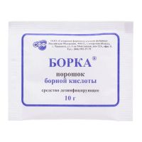 Борная кислота 10г пор. №1 средство дезинфиц. (САМАРСКАЯ ФФ)