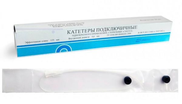 Катетер подключичный d 1,4мм стерильный однораз. (Синтез оао [курган ...