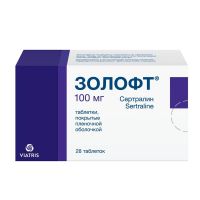 Золофт 100мг таб.п/об. №28 (ПФАЙЗЕР)