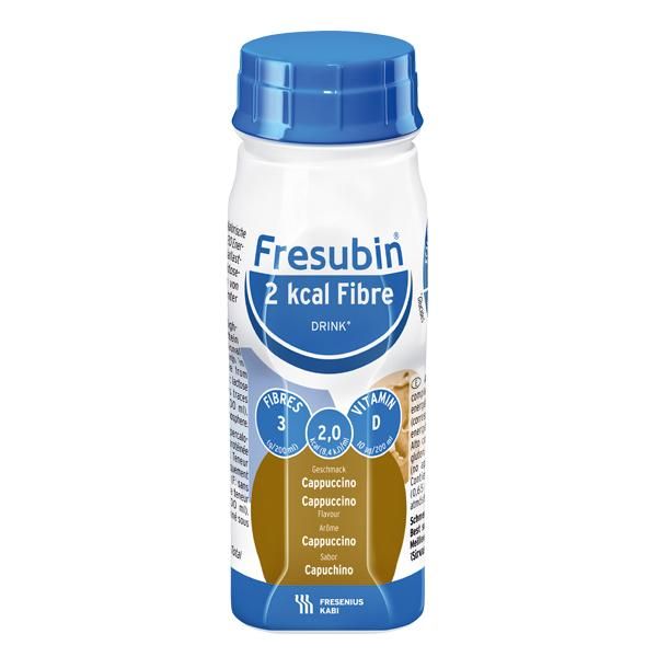 Фрезубин напиток 2 ккал 200мл №4 бут.  с пищевыми волокнами капучино (Fresenius kabi deutschland gmbh)