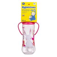 Курносики бутылочка для кормления 250мл фрукты 6+мес 11049 (МИР ДЕТСТВА)