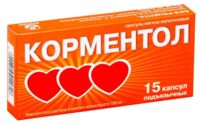 Корментол 100мг капс.сублингв. №15 (БИОСАЙНС)