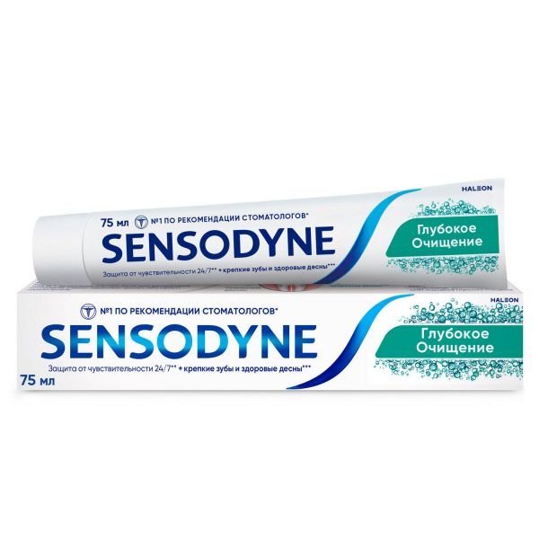 Sensodyne (Сенсодин) зубная паста глубокое очищение 75г (Haleon levice s.r.o)