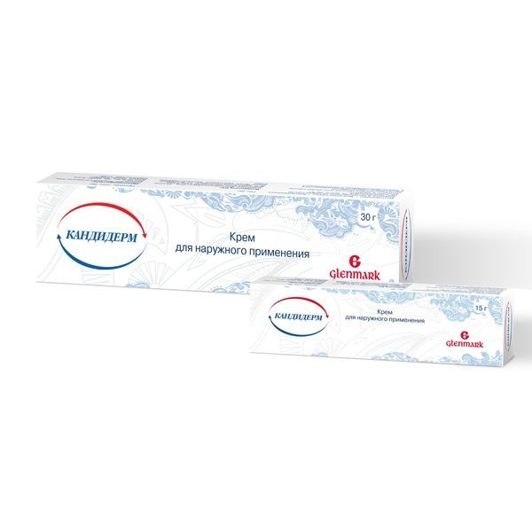 Кандидерм 30г крем для наружного применения №1 туба (Glenmark pharmaceuticals ltd)