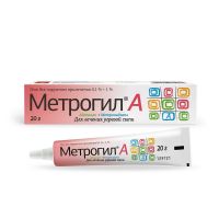 Метрогил а 0,1%+1% 20г гель д/пр.наружн. туба (ЮНИК)