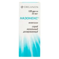 Назонекс 50мкг/доза 120доз спрей наз. №1 фл.-доз. (ОРГАНОН)