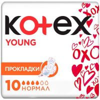 Kotex (котекс) прокладки young №10 нормал 5503/5500 (KIMBERLY-CLARK CORP.)