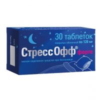 Стрессофф форте 120мг таб.п/об. №30 (ВИФИТЕХ)