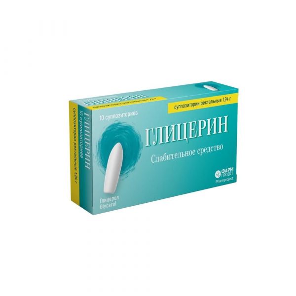 Глицерин супп.рект. №10 для детей (Фармпроект ао)