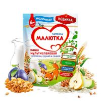 Малютка каша молочная 220г мультизлак фрукты (НУТРИЦИЯ)