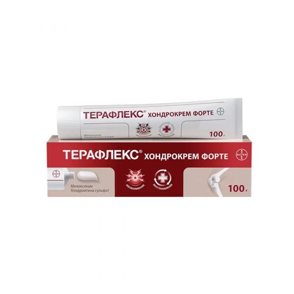 Терафлекс хондрокрем форте 100г крем д/пр.наружн. №1 туба по цене от 692.06 руб в Челябинске, купить Терафлекс хондрокрем форте 100г крем д/пр.наружн. №1 туба (Нижфарм ао) в аптеке Фармленд, инструкция по применению, отзывы