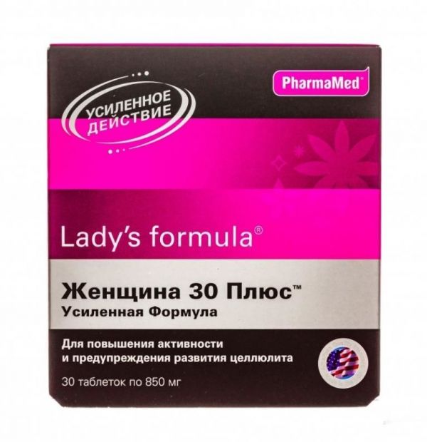 Lady's formula (Ледис формула) женщина 30 плюс усиленная формула капс. №30 (West coast laboratories inc/биовит ооо)