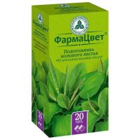 Подорожника большого листья 1.5г пор. №20 ф/п. (КРАСНОГОРСКЛЕКСРЕДСТВА)