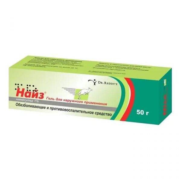 Найз 1% 50г гель д/пр.наружн. №1 туба (Dr.reddys laboratories ltd.)