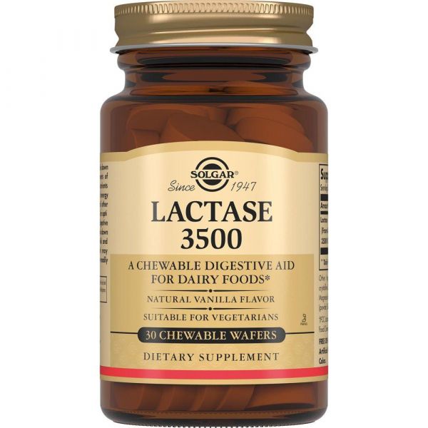 Solgar (Солгар) лактаза 3500 1000мг таб. №30 (Solgar vitamin and herb)