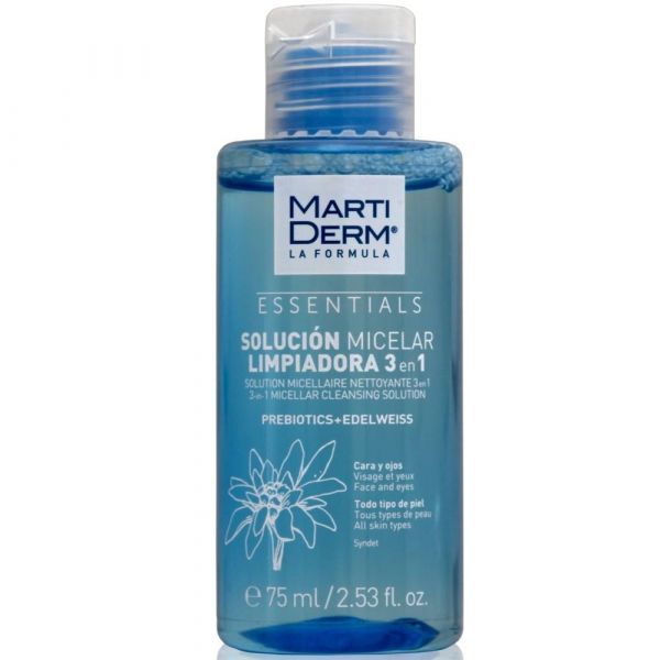 Мартидерм эссеншлс мицеллярный очищающий раствор 3 в 1 75мл 5877 (Martiderm s.l.)