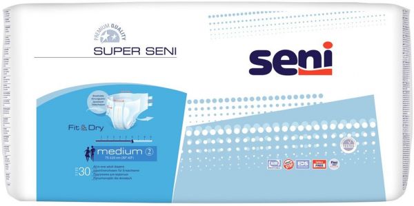 Seni (сени) подгузники super medium air №30 75-110 см (Tzmo s.a.)