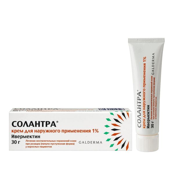 Солантра 1% 30г крем д/пр.наружн. (Galderma laboratoires)