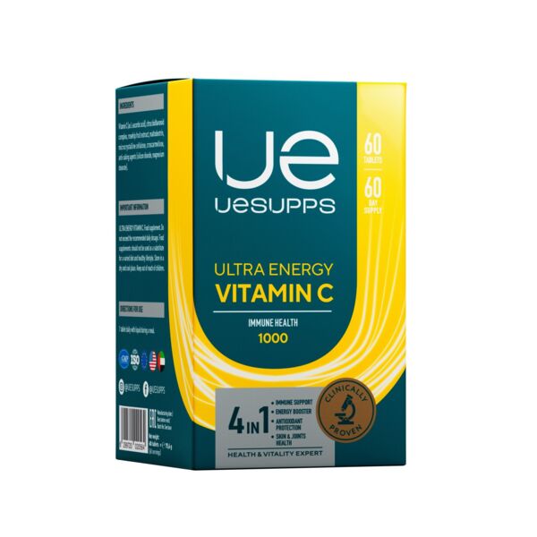 Уесаппс ультра энерджи витамин с таб. №60 (Ultra energy supplements trading l.l.c)