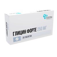 Глицин форте 250мг таб.защечн. №20 (ОЗОН)