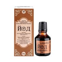 Йод 5% 25мл р-р спирт.д/пр.наружн. №1 фл. (ЯРОСЛАВСКАЯ ФФ)